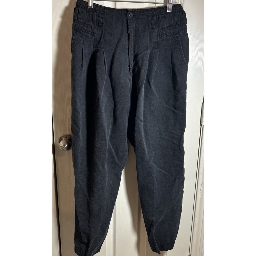 Womens Vintage Baccini Jeans Black Size 12 High Waisted Mom Denim